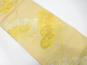 アンティーク　笠松模様織り出し袋帯（材料）